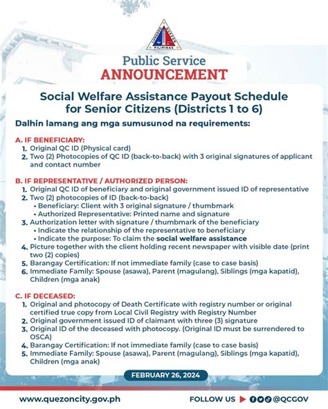 Social Welfare Assistance Payout .